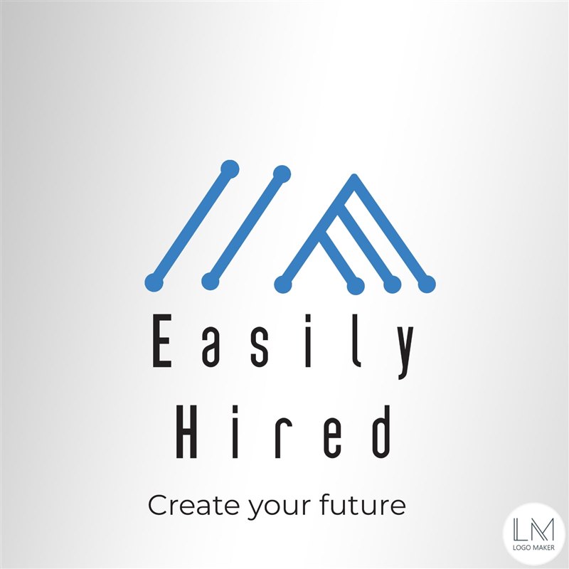 Easily-Hired landing page logo