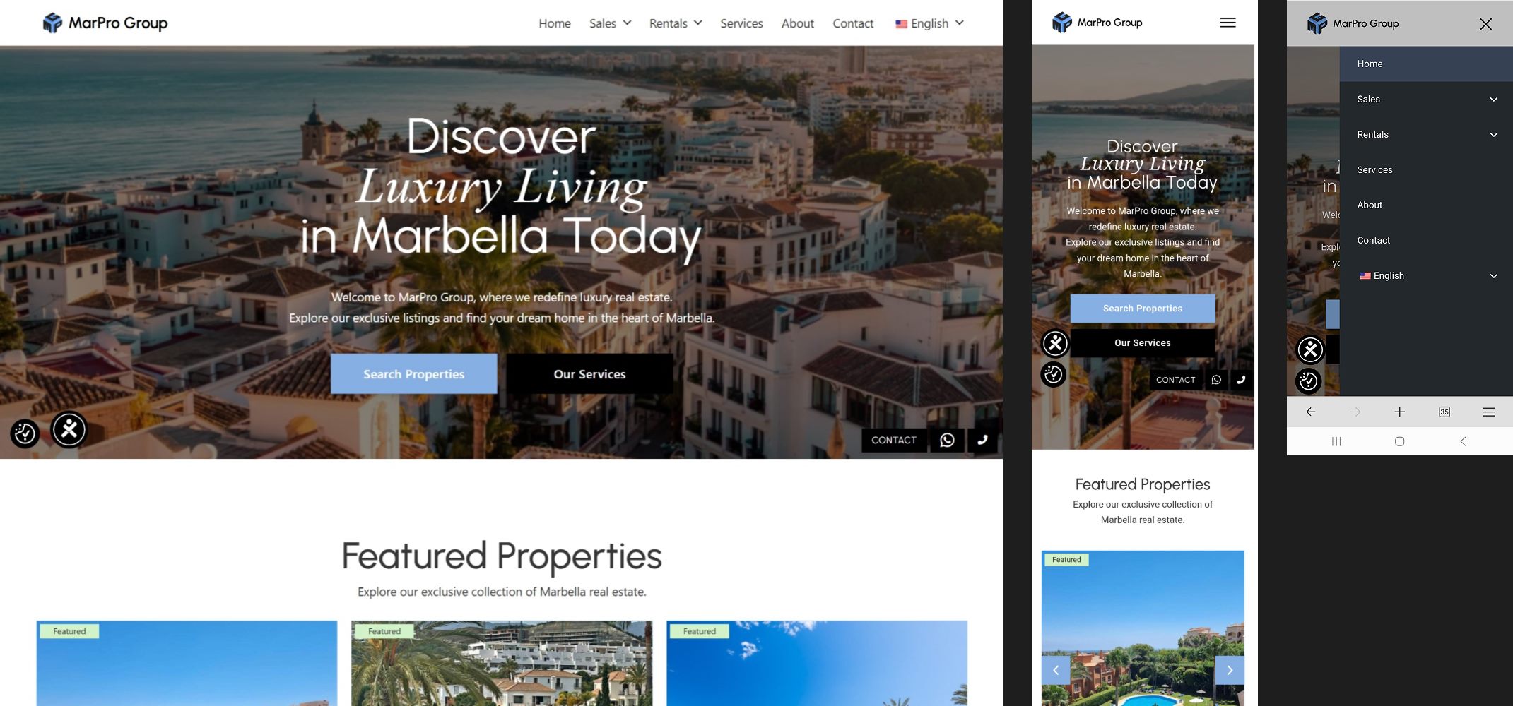 MarPro Group website home page